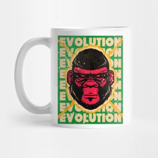 funny monkey evolution Mug